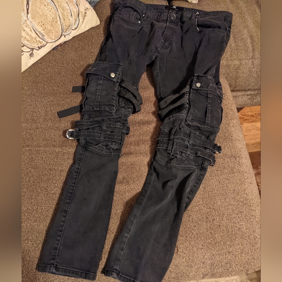 Focus Jeans strappy utility jeans - Picture 2 of 12